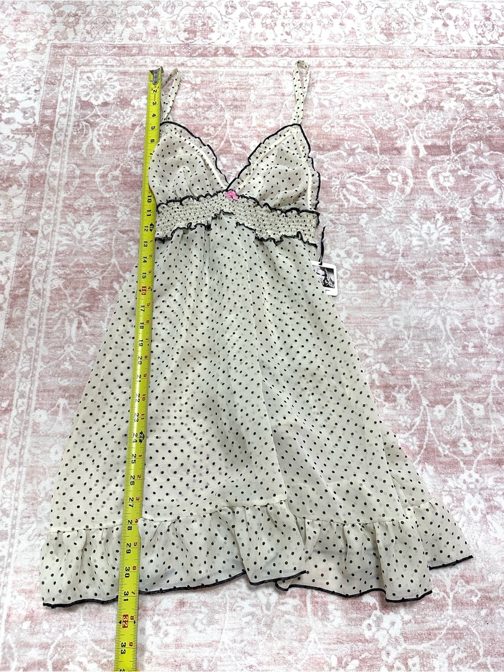 NWT 🖤 Set Polka Dot Nighty By Jessica Simpson - Picture 10 of 10